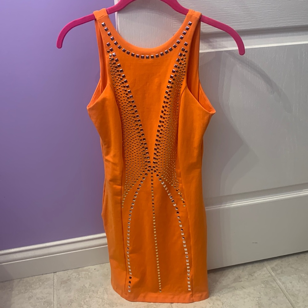 BEBE studded bodycon